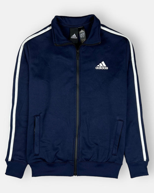 ADIDAS Premium Quality Imported polyester Fleece Tracksuit (Navy Blue)